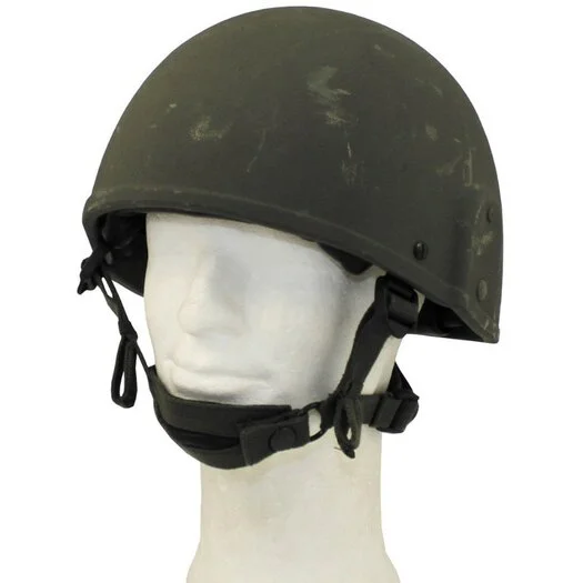 Casque de combat britannique GS MK6(A) en kevlar, vert olive