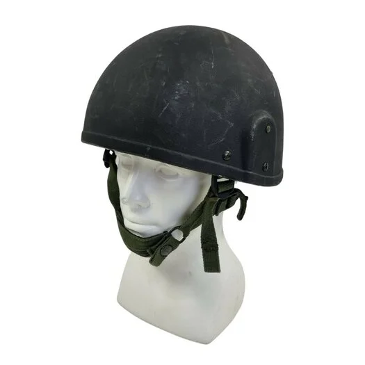 Casque de combat britannique GS MK6A en kevlar, forces spéciales, noir