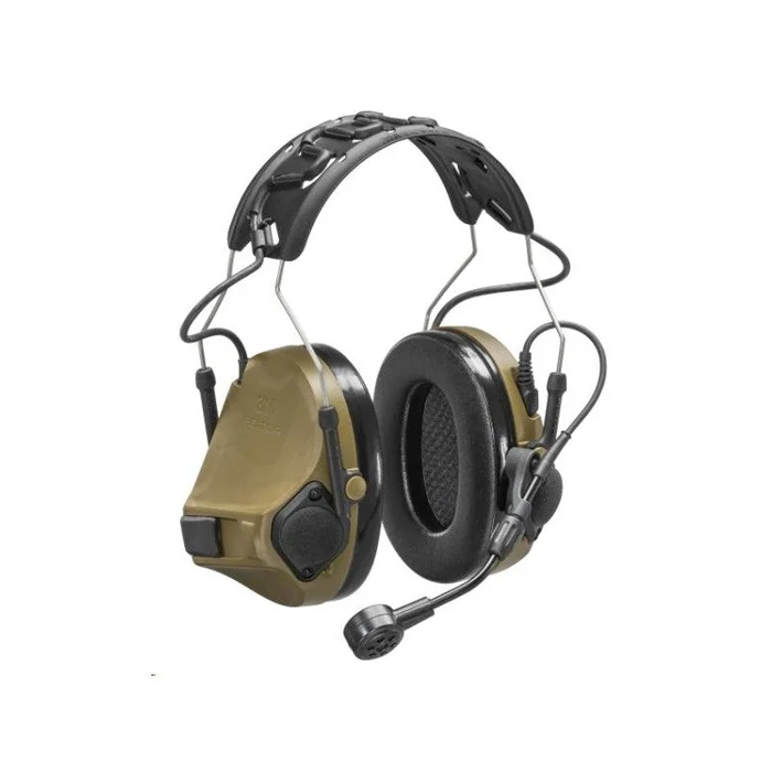 CASQUE PELTOR COMTAC VII TMAS – SERRE-TETE – COYOTE BROWN