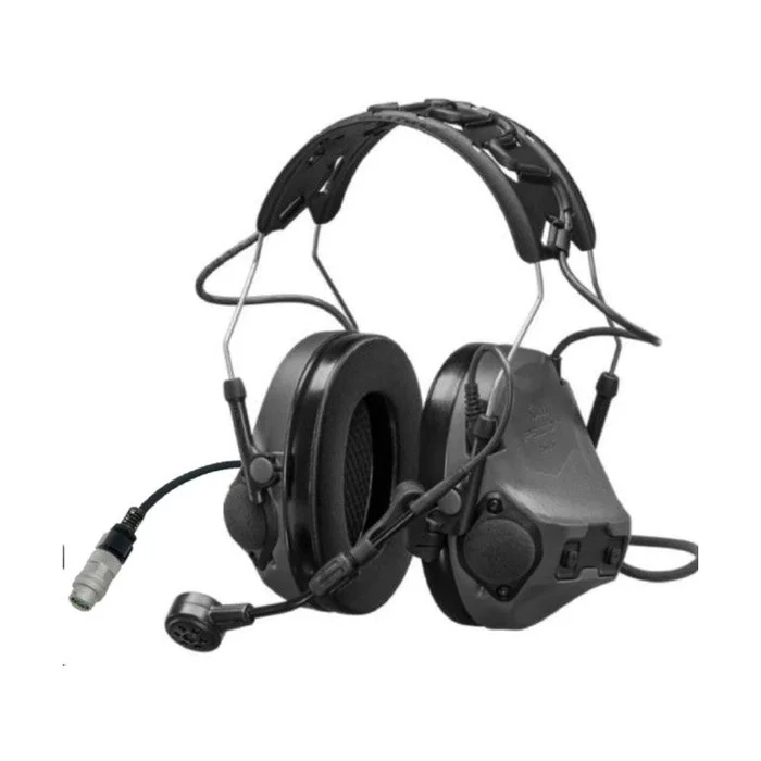 CASQUE PELTOR COMTAC VIII TMAS – SERRE-TETE – GRIS