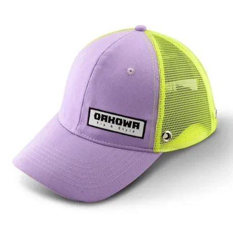 Casques Sports nautiques tractésOakowa Trucker Casquette-casque- Purple/Yellow 2024