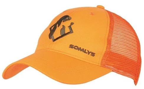 Casquette enfant maille orange Somlys