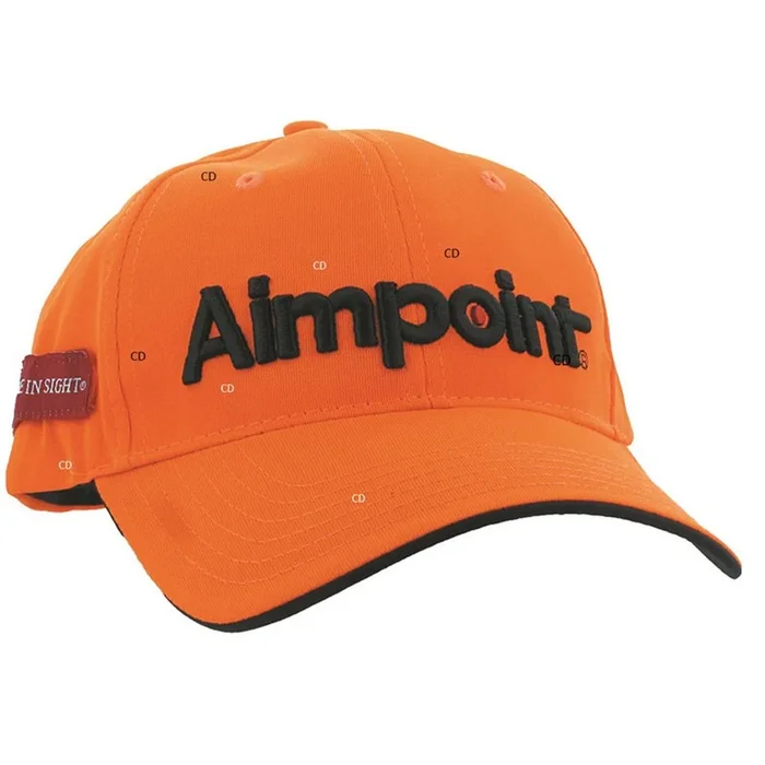 Casquette Homme Aimpoint Orange Et Noire