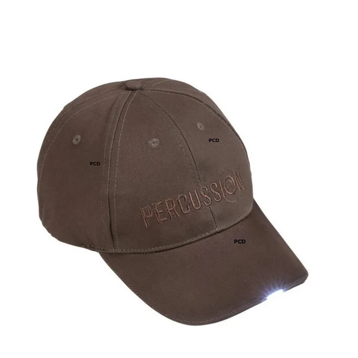 Casquette Homme Led Percussion Marron Par 6