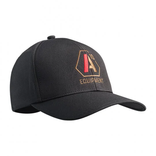 Casquette Militaire Us Stretch Fit A10 noir logos tan / rouge