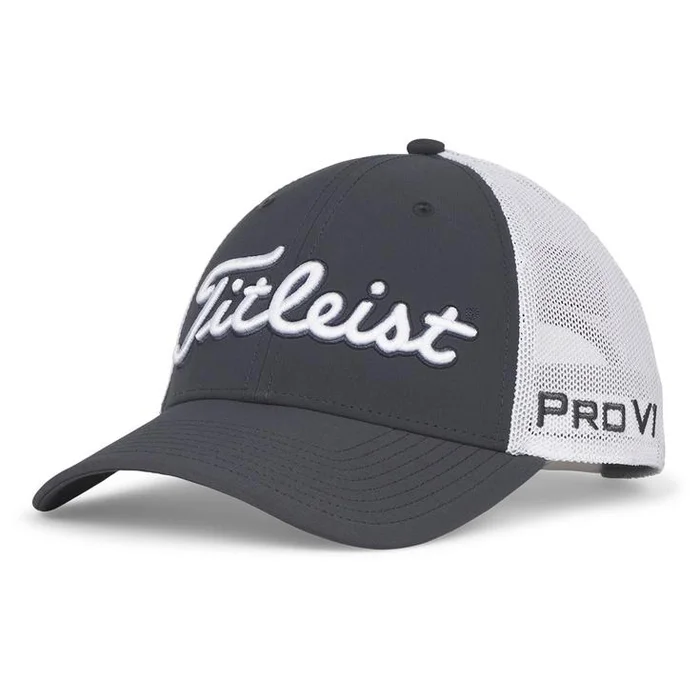 Casquette Titleist Tour Performance Mesh Charcoal White