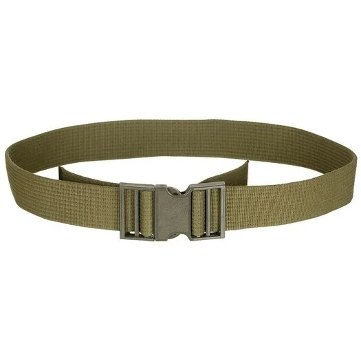 Ceinture en nylon Nato 4,8 cm, réglable, vert olive