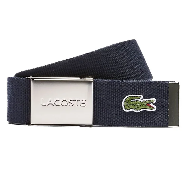 Ceinture Lacoste 40 Woven Strap Marine