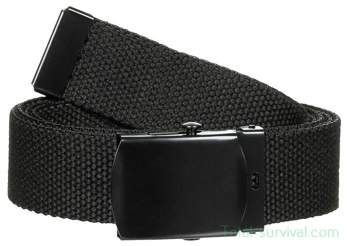 Ceinture MFH « outdoor » noire, longueur max 130CM