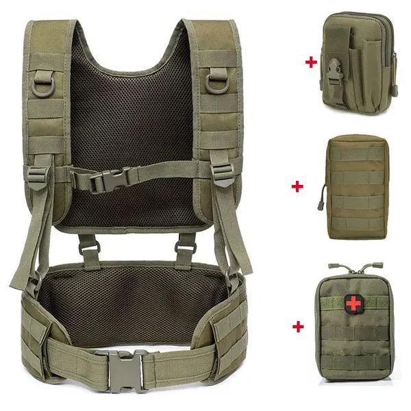 CEINTURE MILITAIRE A GRANDE CAPACITÉ