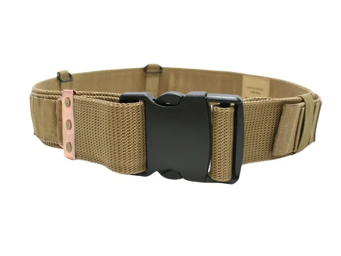 Ceinture PLCE Kombat tactical, 5,8 cm, longueur réglable jusqu’à 110 cm, coyote tan