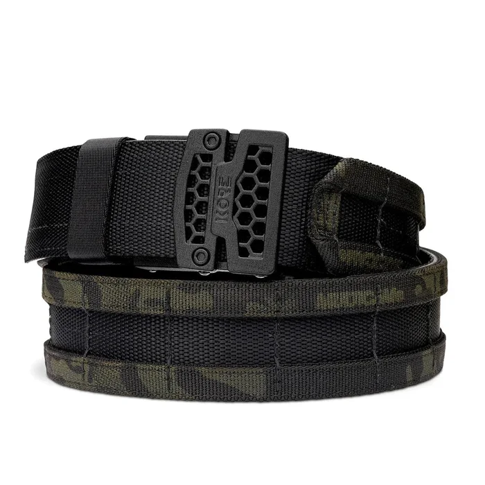 Ceinturon de combat micro réglable B1 + Sous-ceinturon rembourré – Multicam® Black