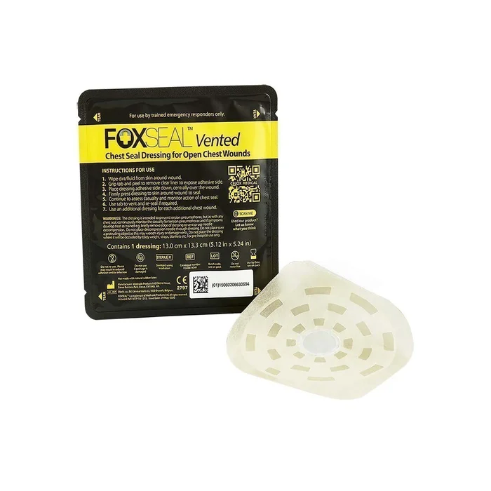 CELOX-FG08814601 – CELOX FoxSeal Vented Pansement Thoracique Etanche ventilé
