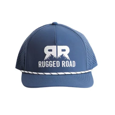 Chapeau en corde Rugged Road – bleu