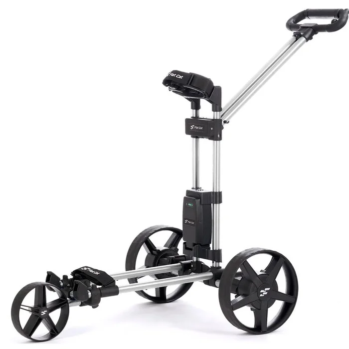 Chariot électrique Flat Cat Touch Hybrid Silver (36 trous)