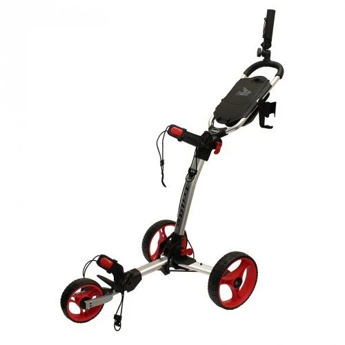 Chariot manuel 3 roues Axglo Tri Lite Gris Roues Rouge