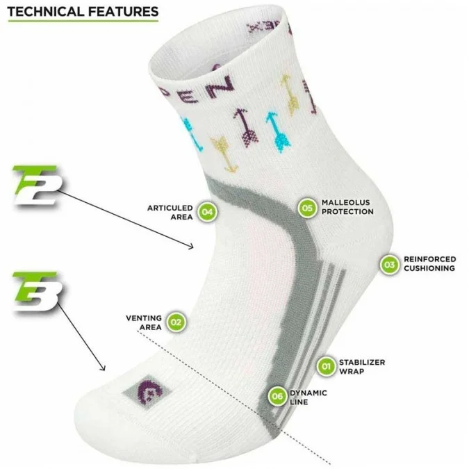 CHAUSSETTES FEMME LORPEN T3 RUNNING PADDED ECO W