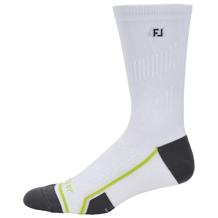 Chaussettes Footjoy TECH D.R.Y. Crew White