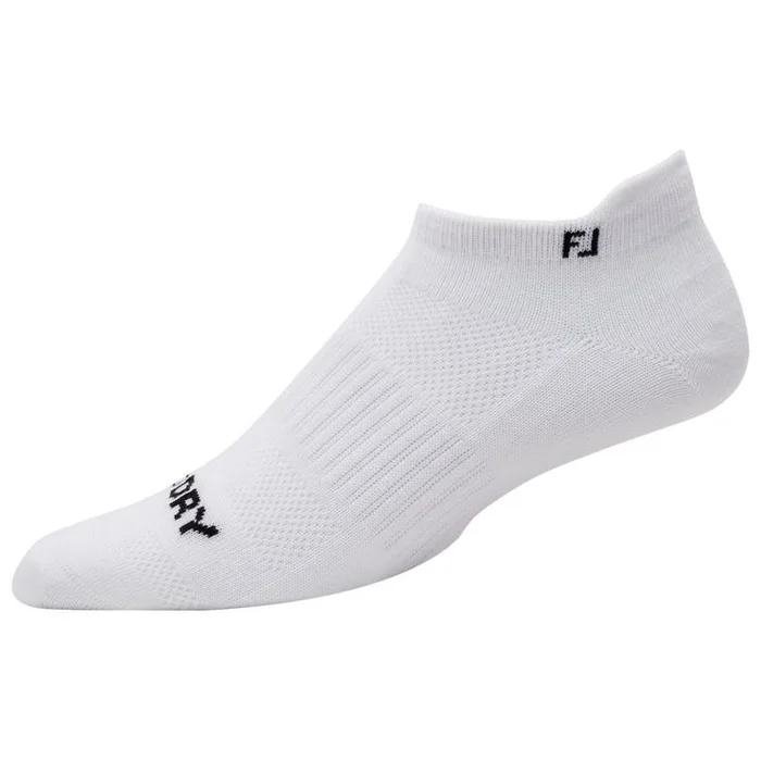 Chaussettes Footjoy Women Prodry Lightweight Roll Tab White