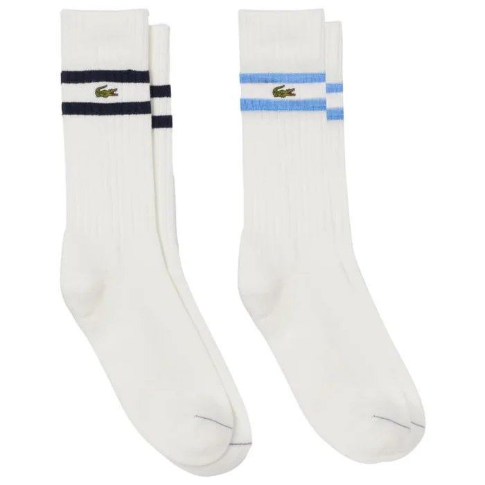 Chaussettes Lacoste Sportswear Farine Bleu