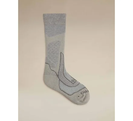 Chaussettes mixtes Explore Mid grises LE CHAMEAU – Image 2