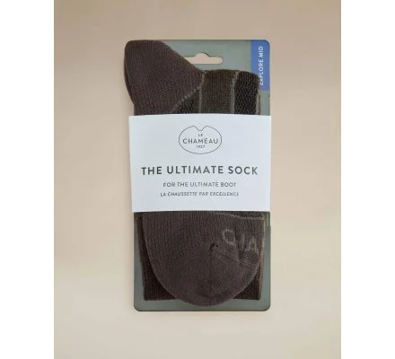 Chaussettes mixtes Explore Mid vertes LE CHAMEAU – Image 2