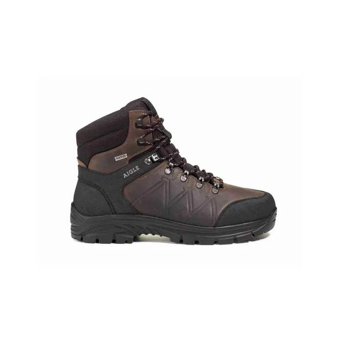 Chaussures Aigle Klippe Marron – Cuir Imperméable – Semelle Antidérapante – Confort et Durabilité en Plein Air