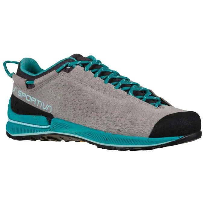 Chaussures d’approche en cuir femme La Sportiva TX2 EVO – Moon/Lagoon – Image 2