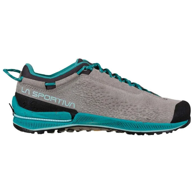 Chaussures d’approche en cuir femme La Sportiva TX2 EVO – Moon/Lagoon – Image 4