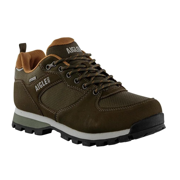Chaussures de Chasse Aigle Plutno 2 Kaki Homme – Imperméables et Respirantes – Confort et Protection Durable