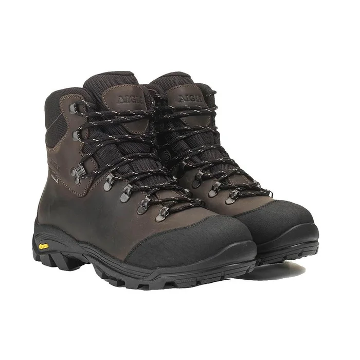Chaussures de Chasse Aigle Skov MTD Marron Taille 40 – Imperméables et Respirantes – Confort et Adhérence Optimale