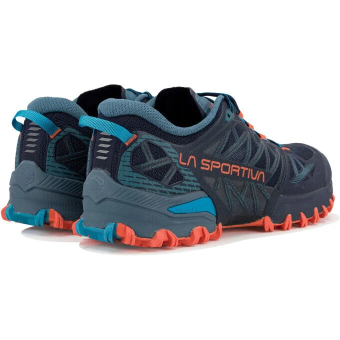 Chaussures de trail BUSHIDO III Deep Sea/Cherry Tomato – Image 2