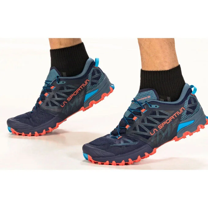 Chaussures de trail BUSHIDO III Deep Sea/Cherry Tomato – Image 3