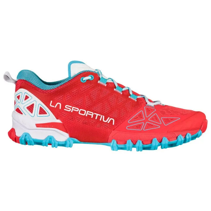 Chaussures de trail La Sportiva BUSHIDO II WOMAN Hibiscus Malibu Blue – Image 2
