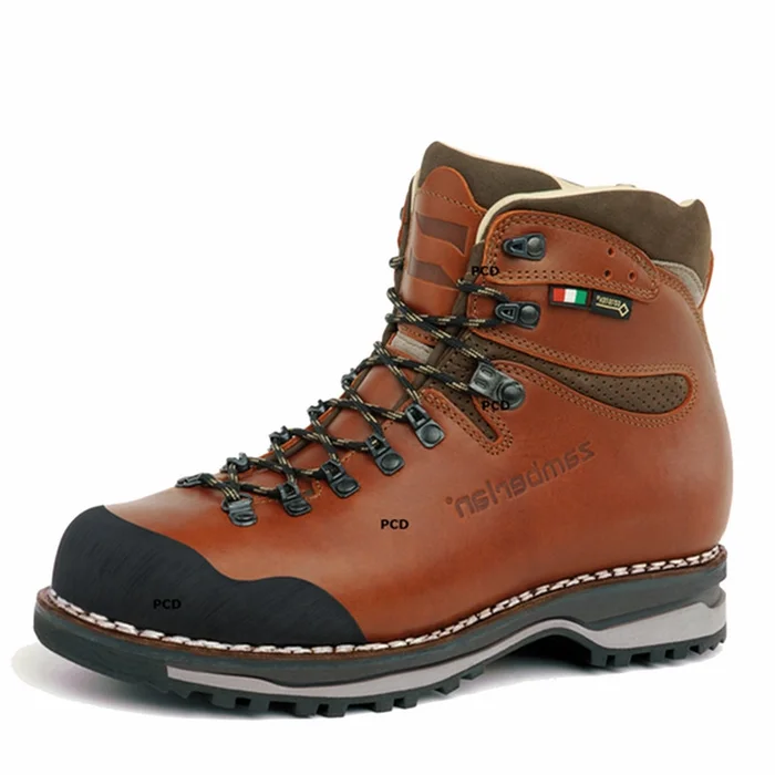 Chaussures Homme Zamberlan 1025 Tofane NW GTX RR OB Waxed Brick Marron Et Noir