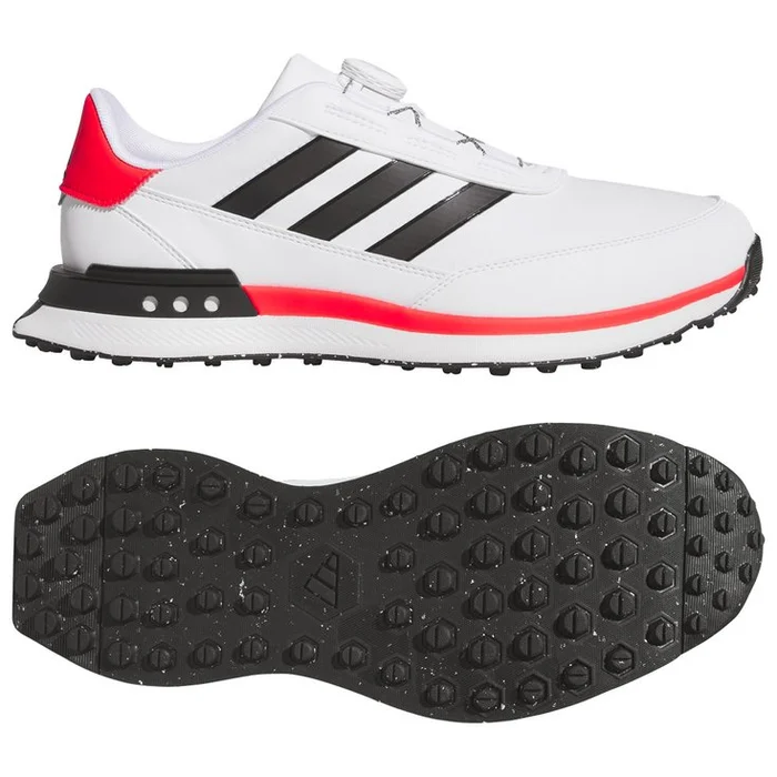 Chaussures sans crampons adidas S2G SL Boa 24 White Coreblack Lucidred
