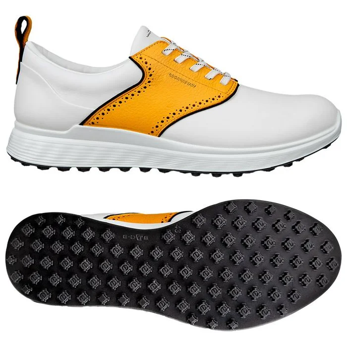 Chaussures sans crampons Ecco M Golf S-Casual White
