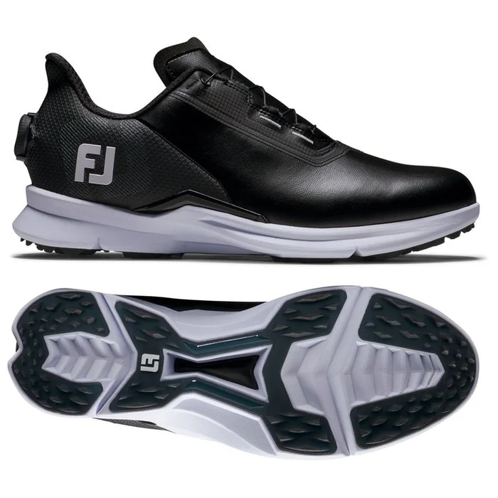 Chaussures sans crampons Footjoy Fuel BOA Black Black White