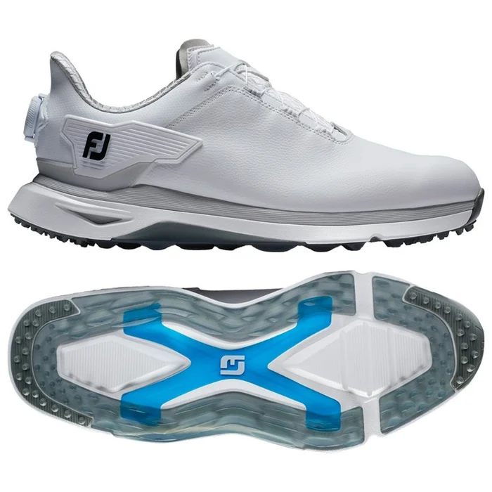 Chaussures sans crampons Footjoy Pro SLX Boa White Grey