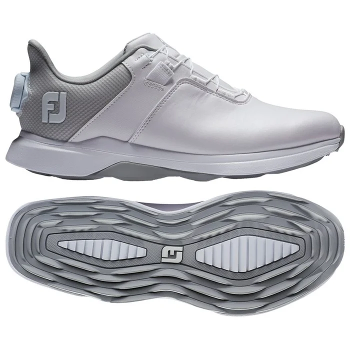 Chaussures sans crampons Footjoy Prolite Boa Women White White Grey
