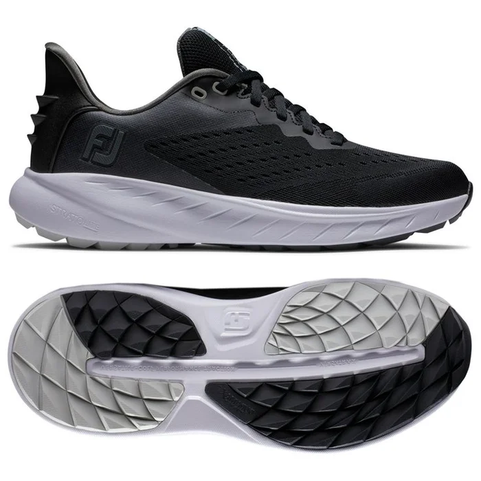 Chaussures sans crampons Footjoy Women’s Flex XP Black Grey White