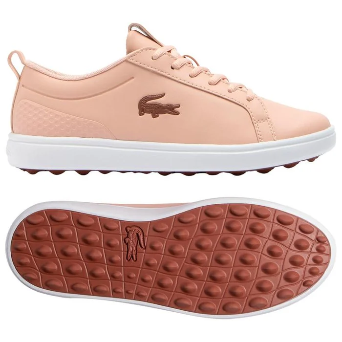 Chaussures sans crampons Lacoste G-Elite Pink White
