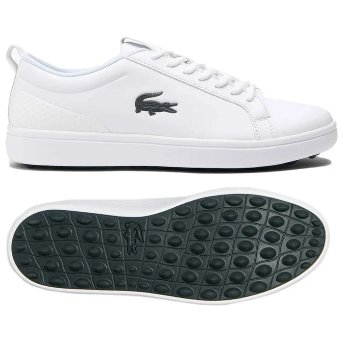 Chaussures sans crampons Lacoste G-Elite White Dark Green