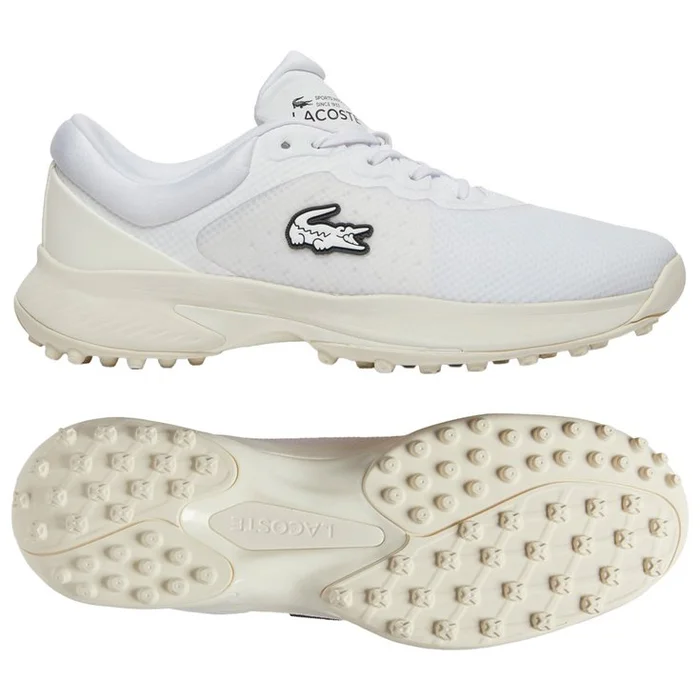 Chaussures sans crampons Lacoste Golf Point White Off White