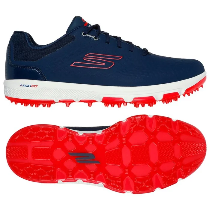Chaussures sans crampons Skechers Go Golf Pro 6 SL Navy Red