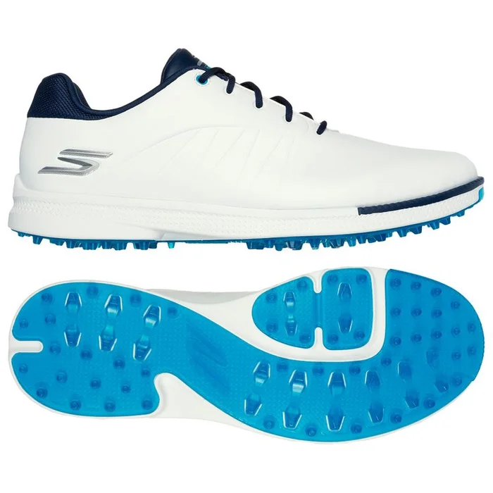 Chaussures sans crampons Skechers Go Golf Tempo GF White Navy