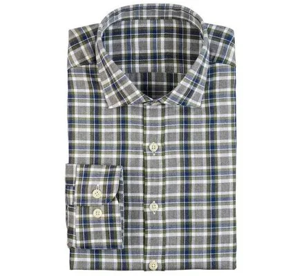 Chemise à carreaux kaki /bleu Cheverny ProHunt VERNEY CARRON