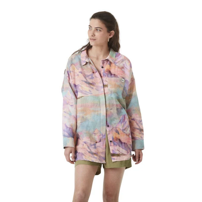 Chemise a manches longues femme EYAUTA PRINTED – Montanea Print – Image 4