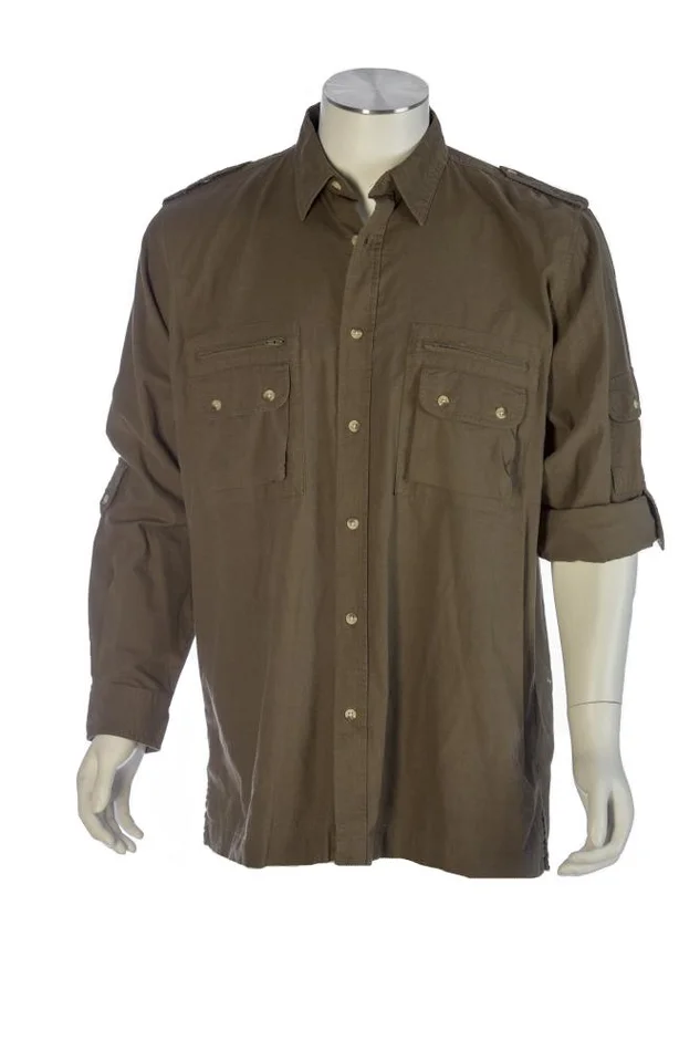 CHEMISE DE CHASSE HOMME AUTHENTIC KAKI