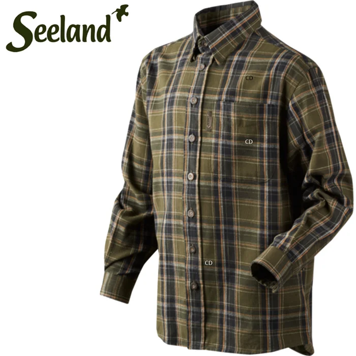 CHEMISE ENFANT SEELAND EDWIN SHADED OLIVE TAILLE 4 ANS